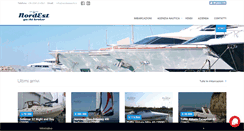 Desktop Screenshot of nordestyacht.it